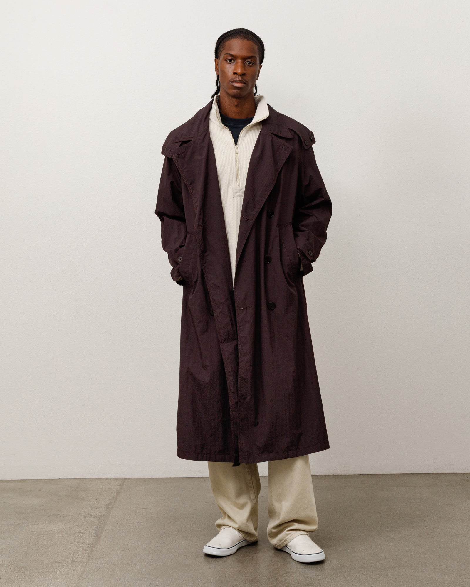 ULTRA LIGHTWEIGHT NYLON TRENCH