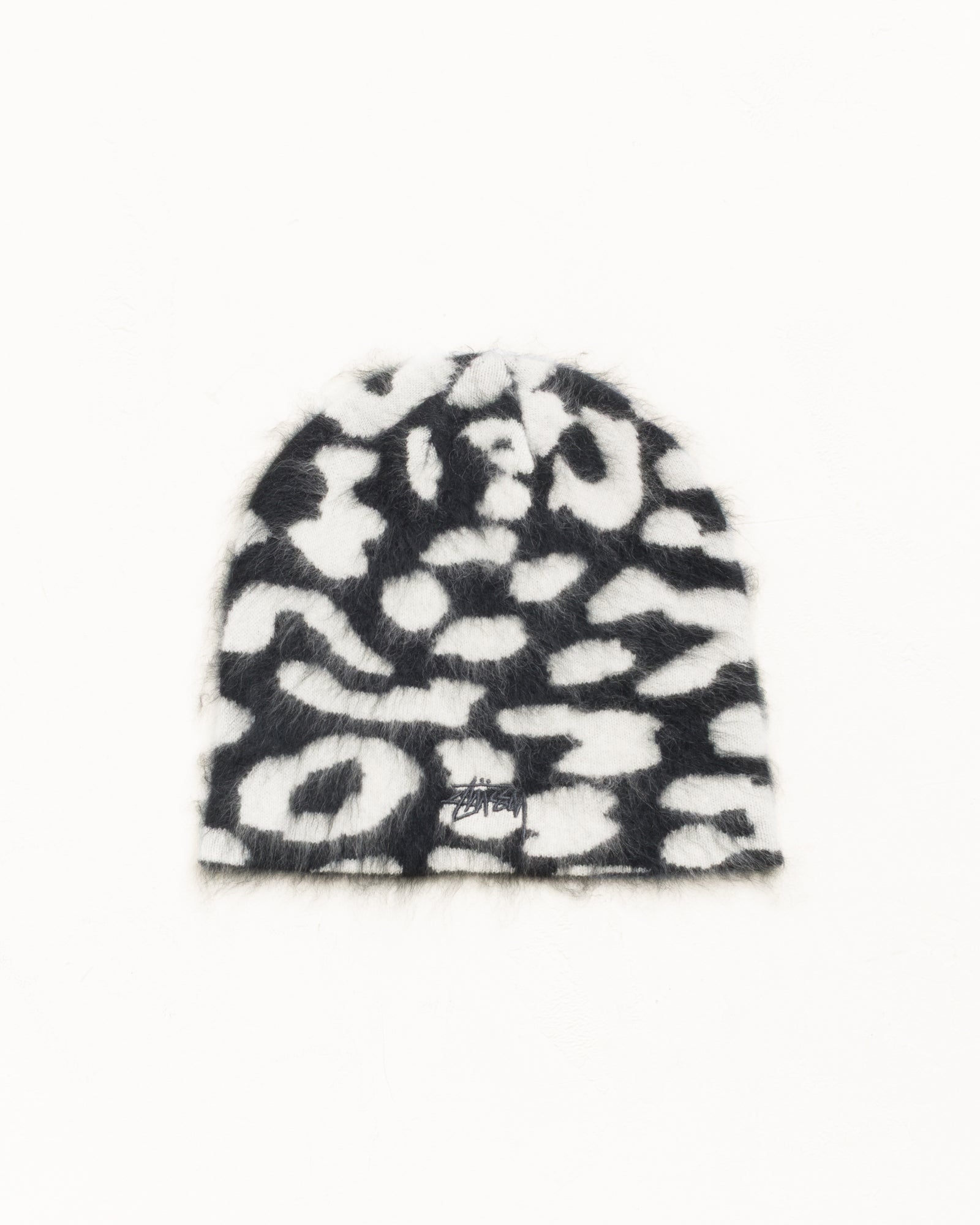 CASHMERE LEOPARD SKULLCAP