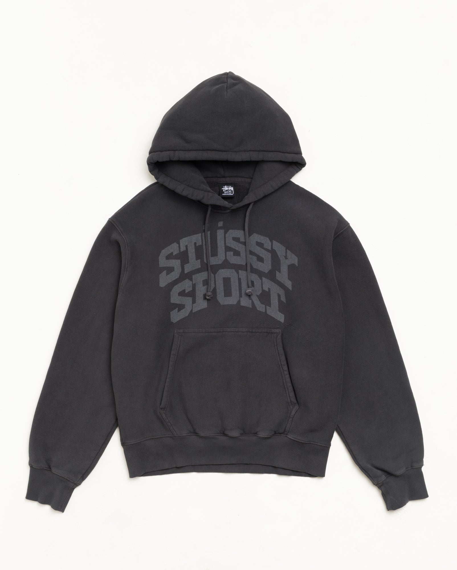 BLOCK SPORT HOODIE GARMENT DYED