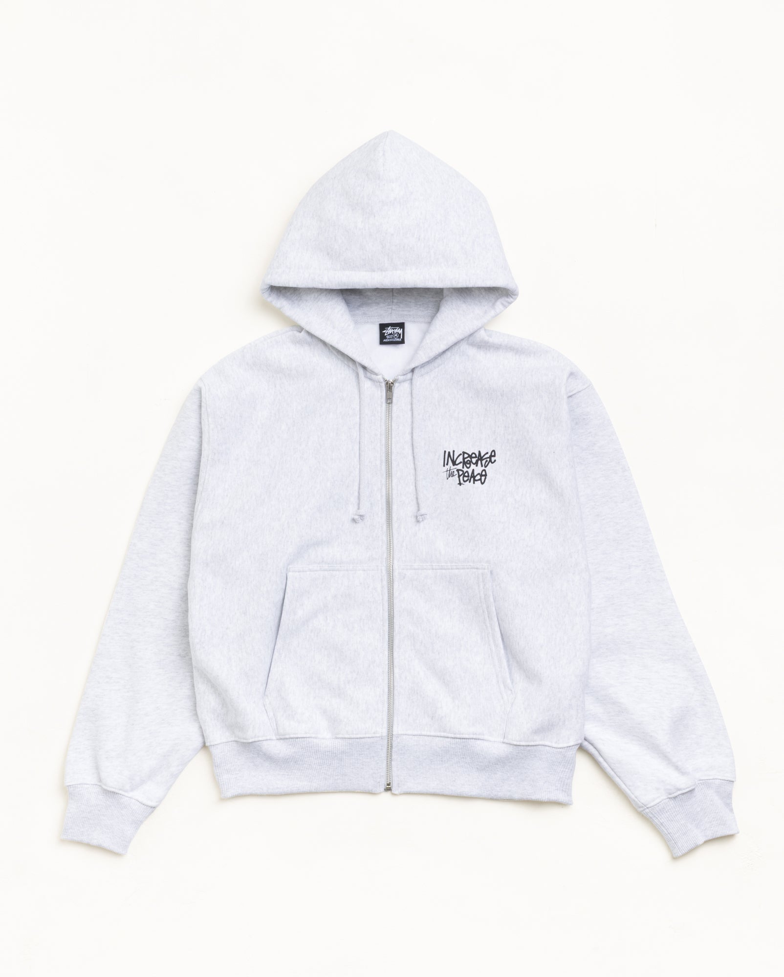 PEACE INCREASED ZIP HOODIE