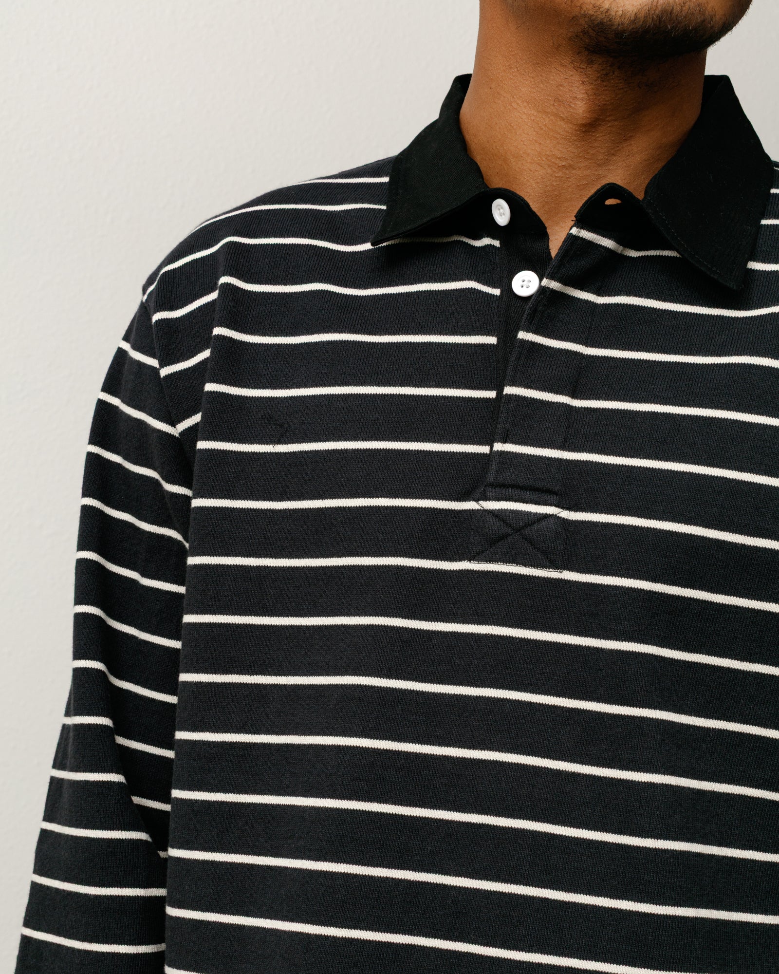 Alternative view of STRIPED RUGBY SHIRT