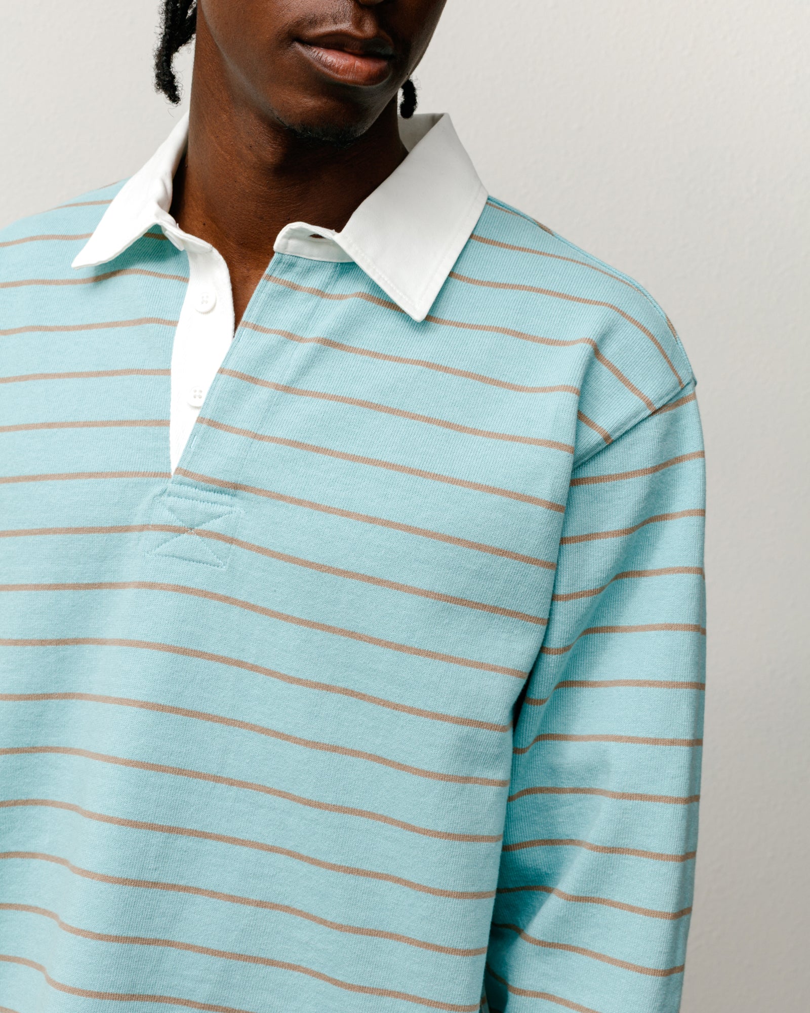 Alternative view of STRIPED RUGBY SHIRT