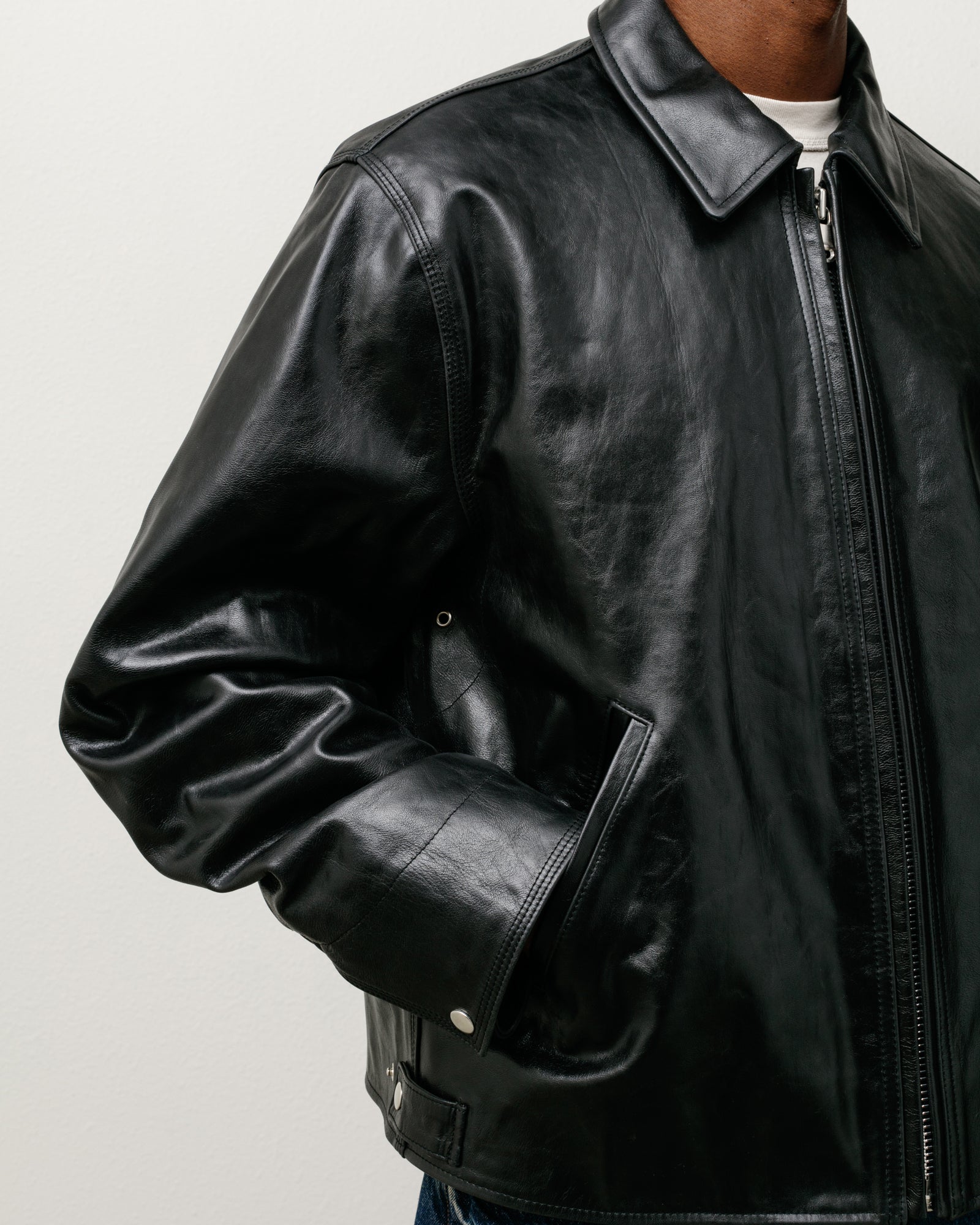 Alternative view of GARAGE JACKET LEATHER