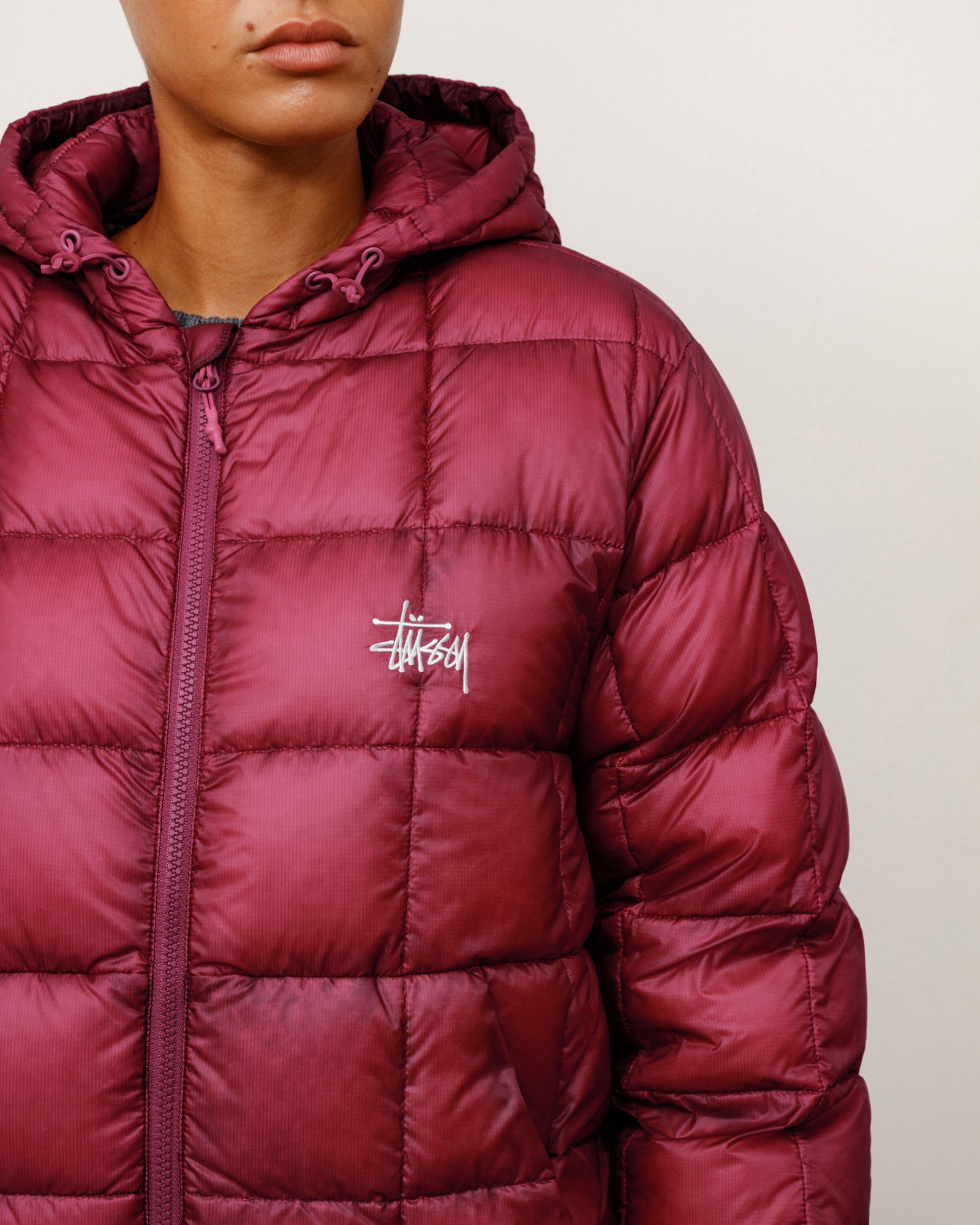Alternative view of MIDWEIGHT HOODED PUFFER