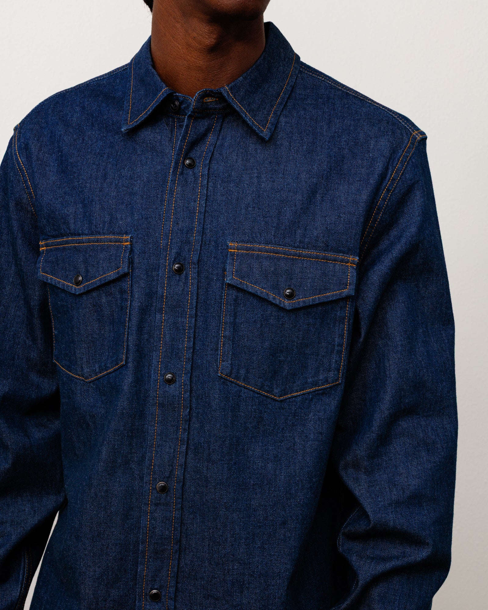 Alternative view of DENIM WESTERN SHIRT
