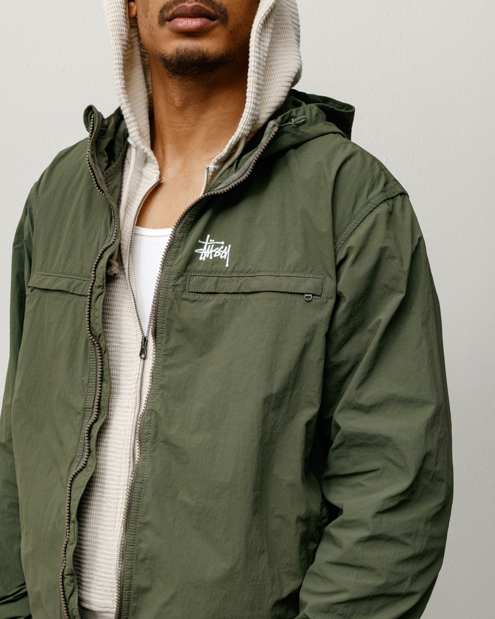 Alternative view of LIGHTWEIGHT HOODED JACKET