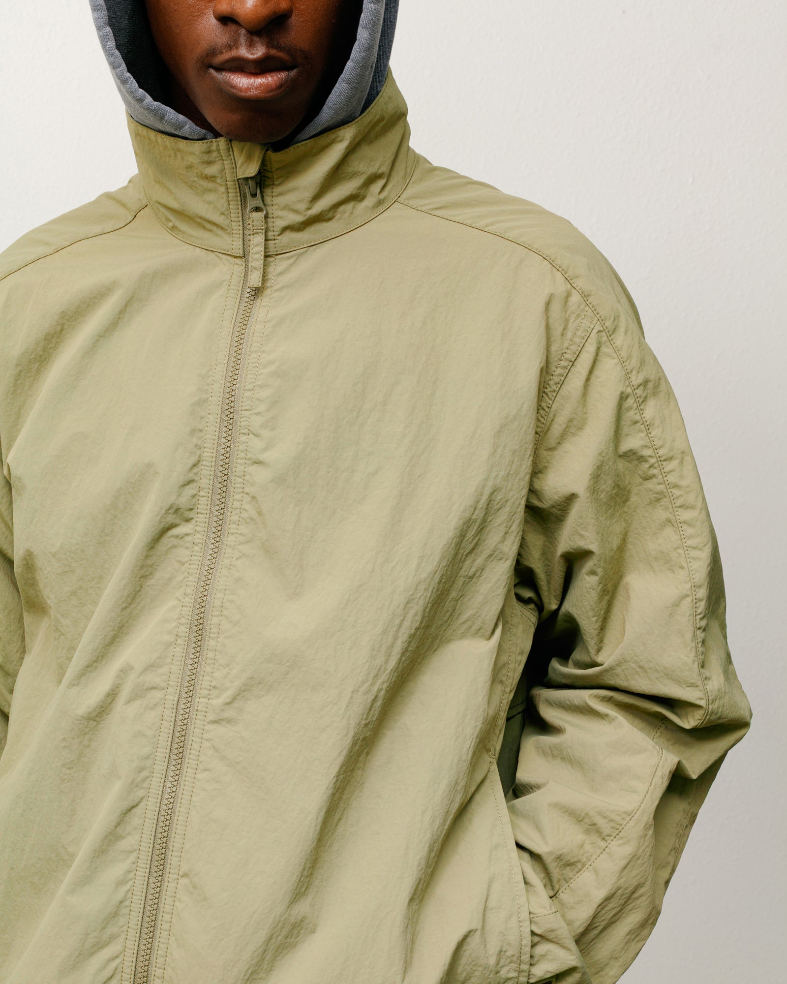 Alternative view of LIGHTWEIGHT MOCK JACKET