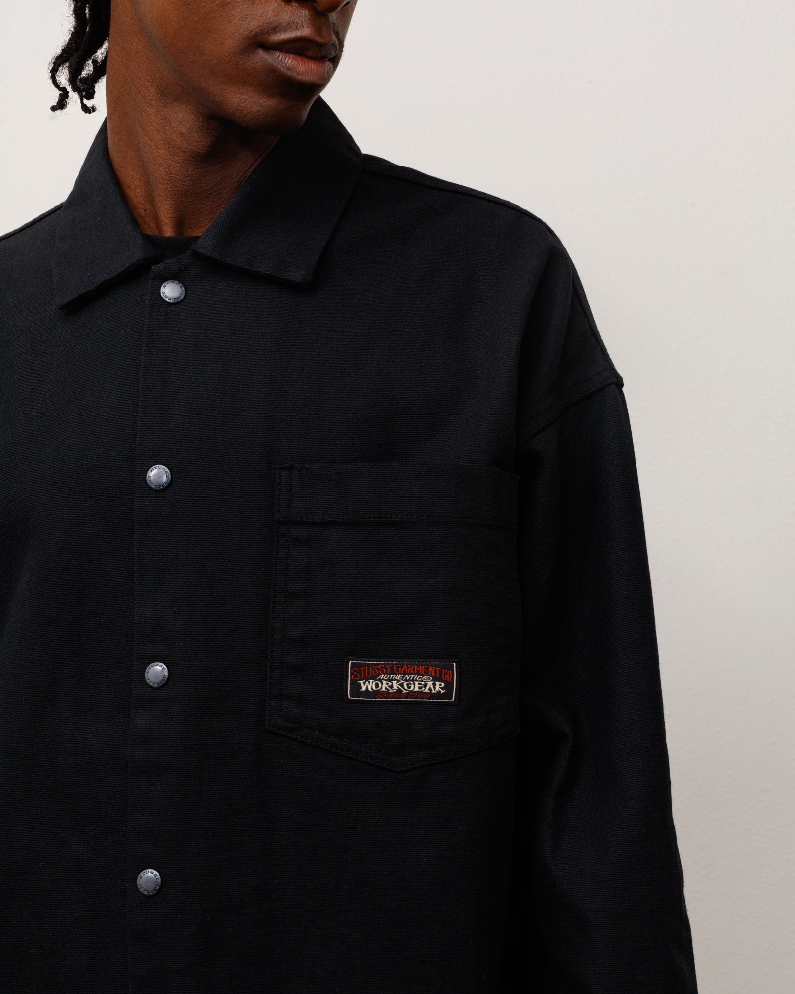 Alternative view of CANVAS WORK OVERSHIRT