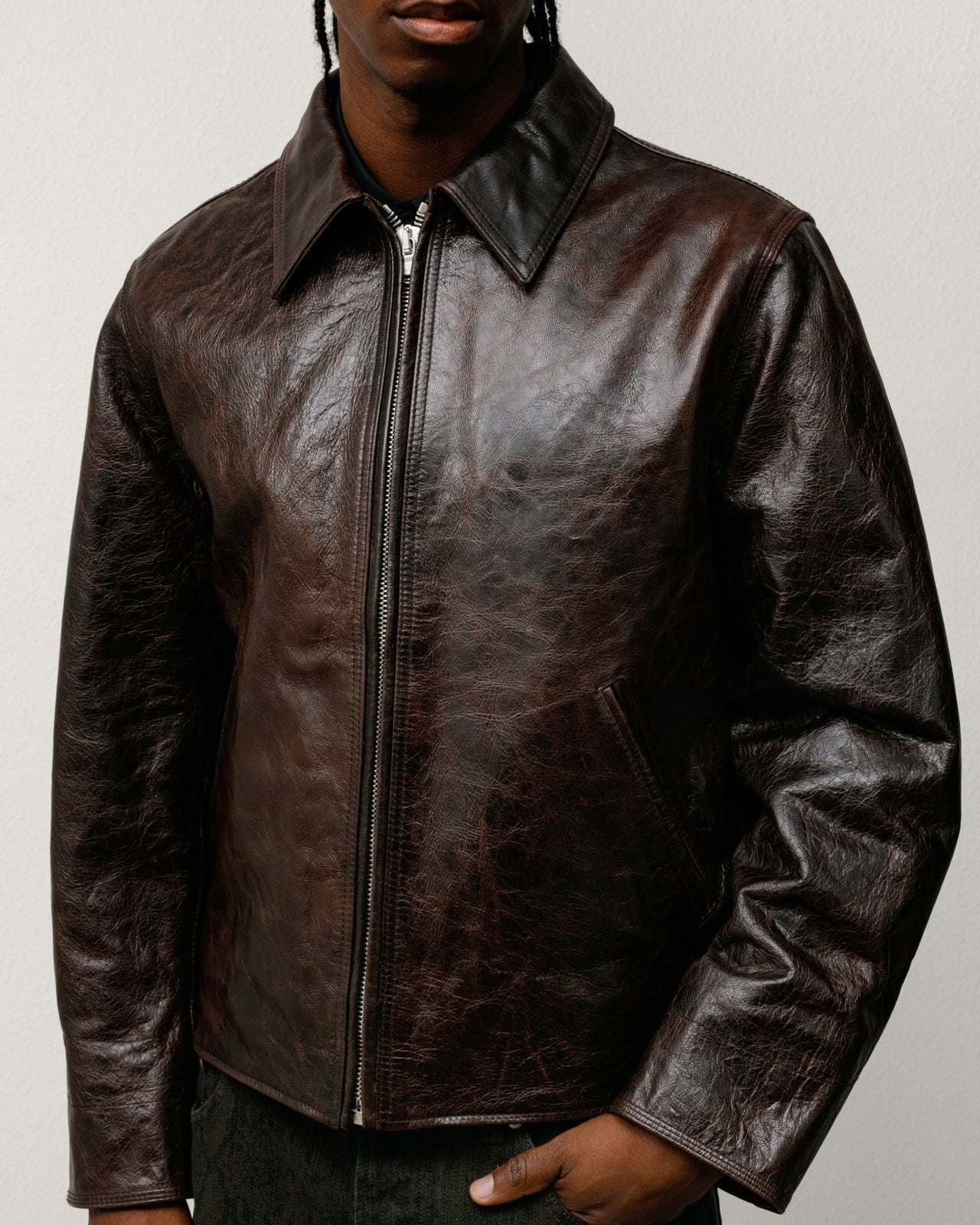 Alternative view of GARAGE JACKET LEATHER
