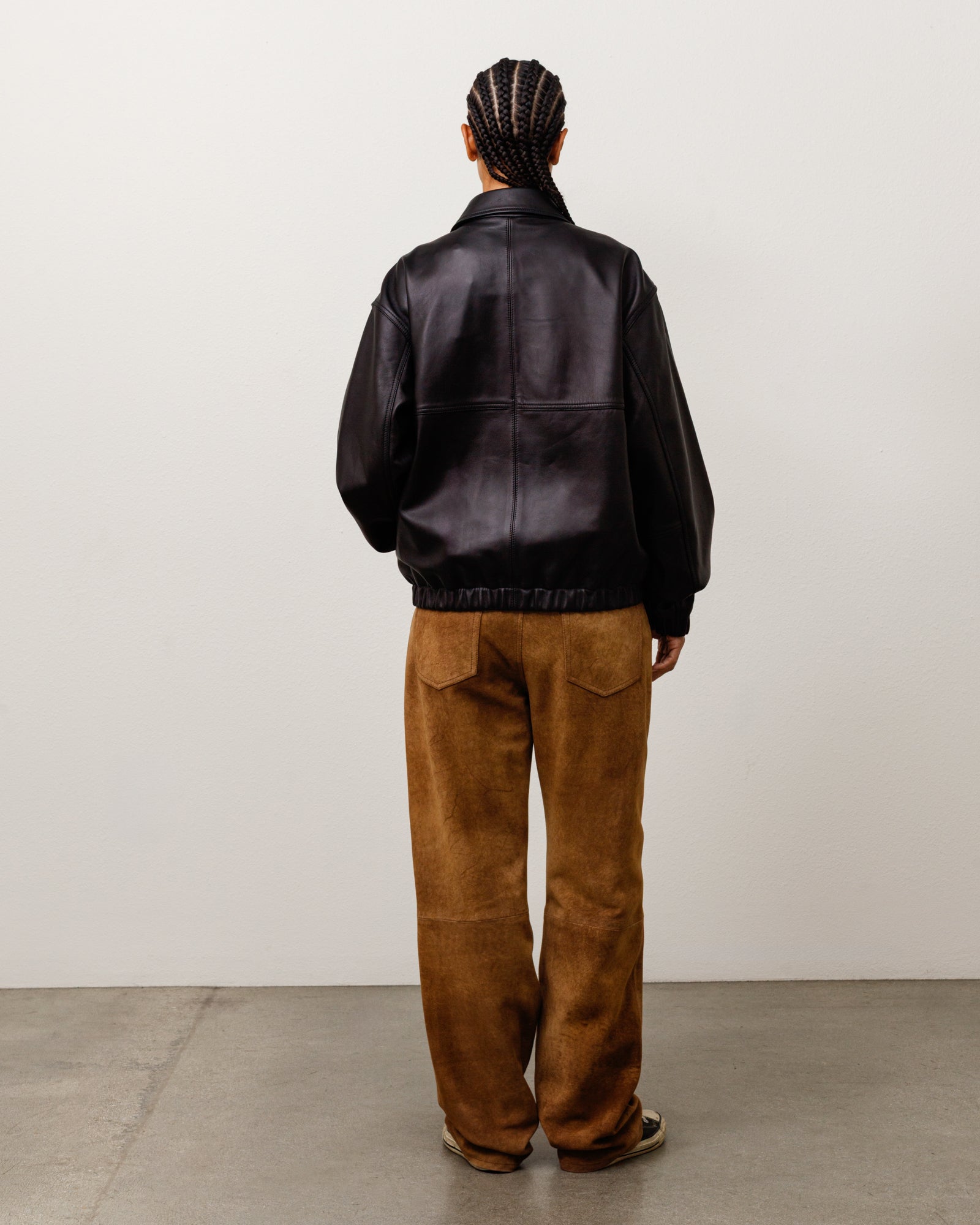 Alternative view of LEATHER WORK JACKET