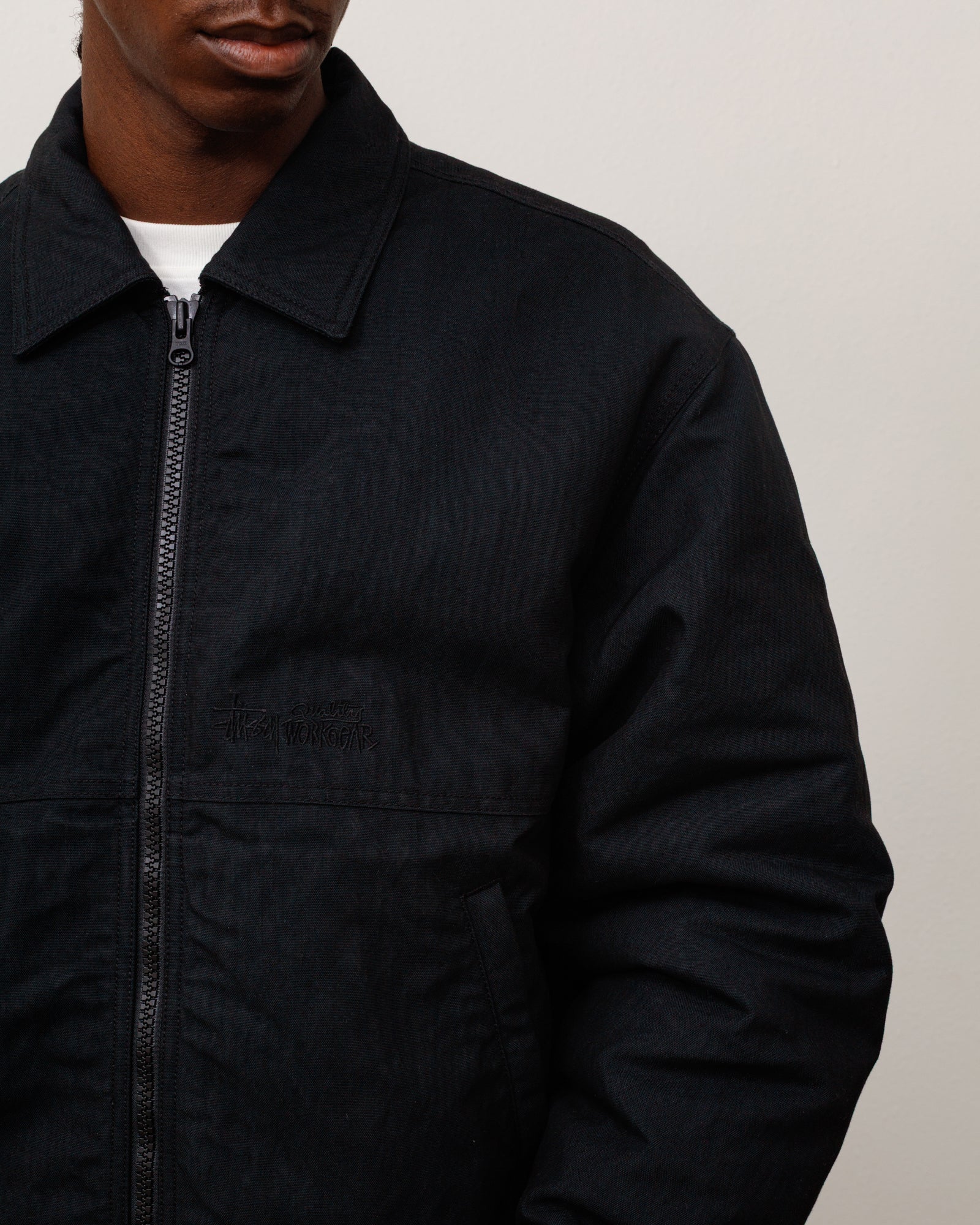Alternative view of NYCO COLLARED WORK JACKET