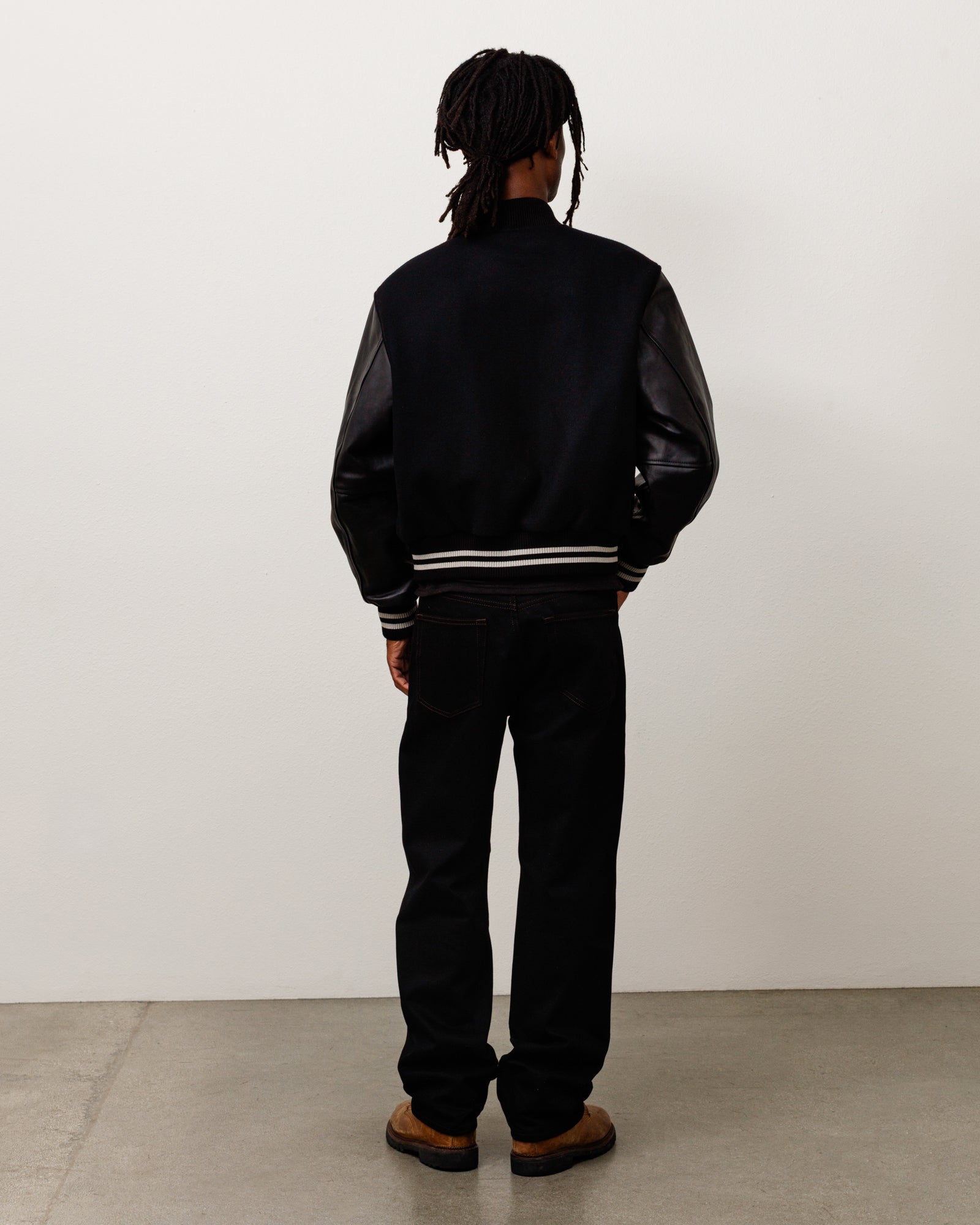 Alternative view of WOOL VARSITY JACKET