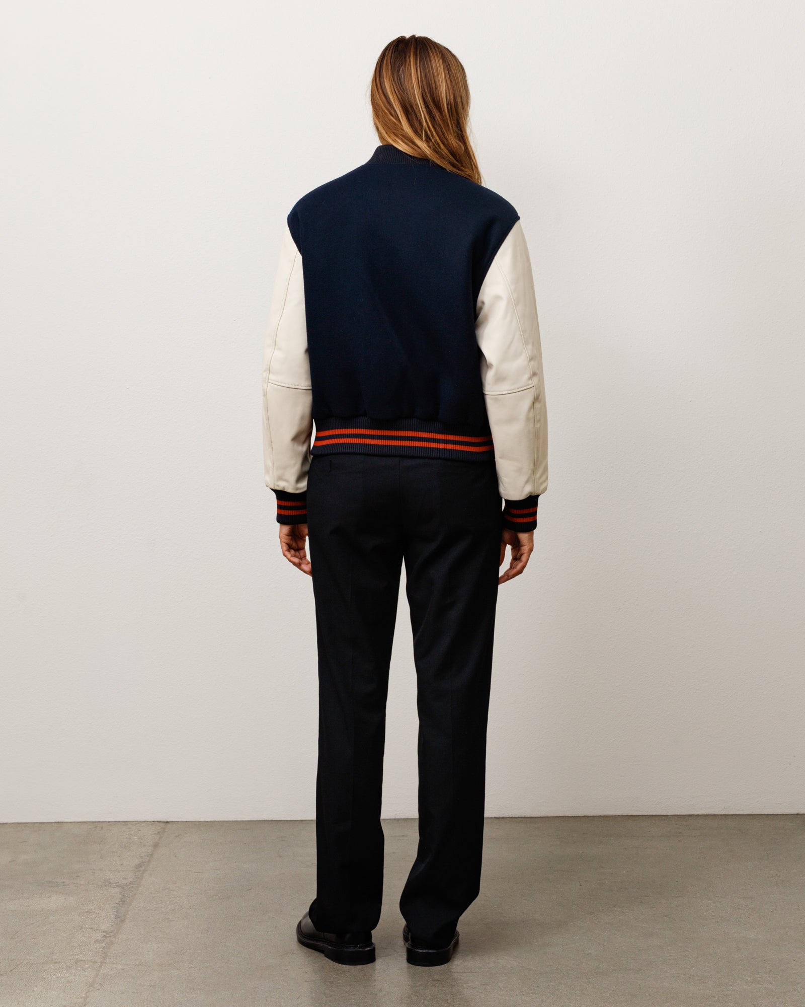 Alternative view of WOOL VARSITY JACKET