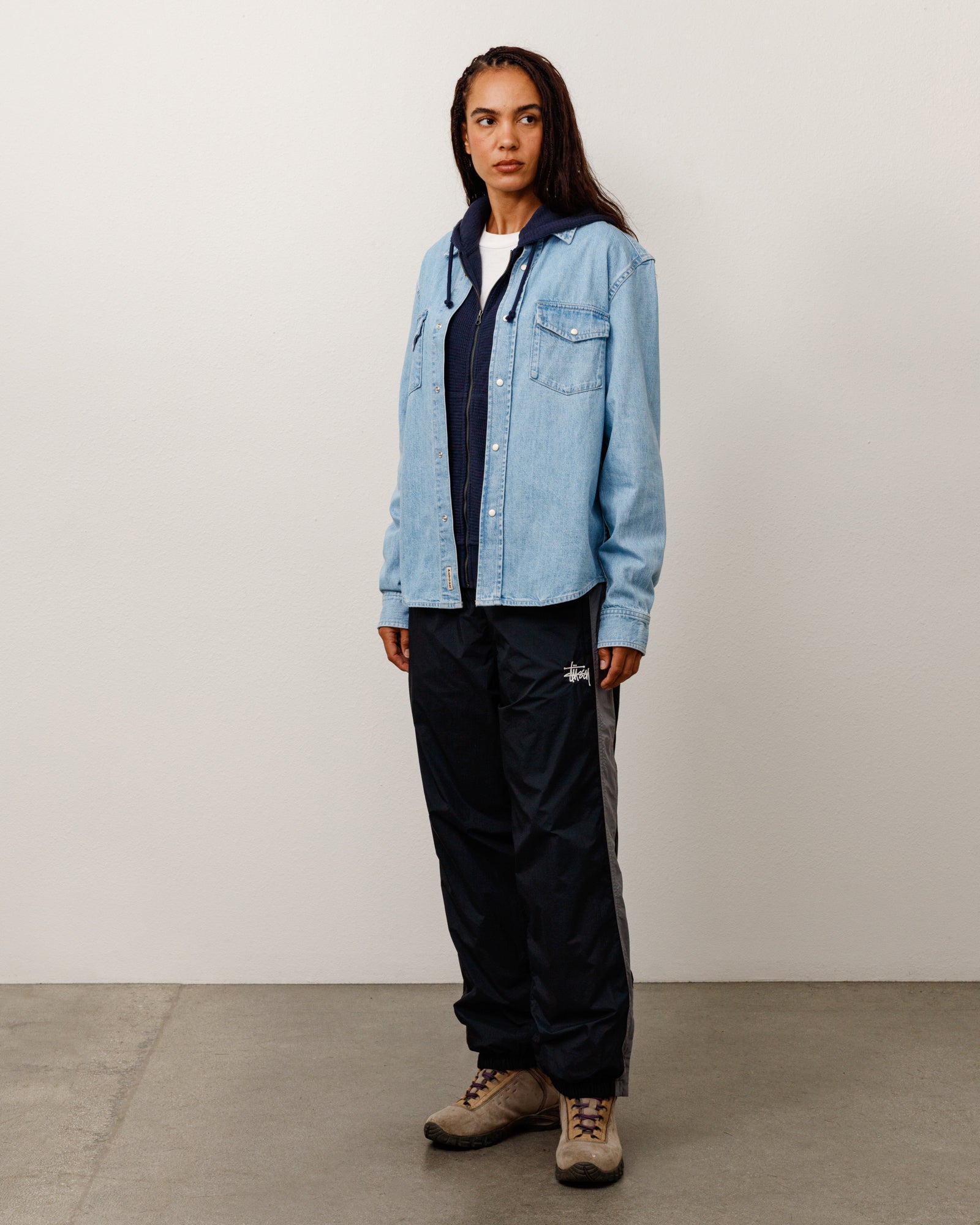 Alternative view of SIDE STRIPE TRACK PANT