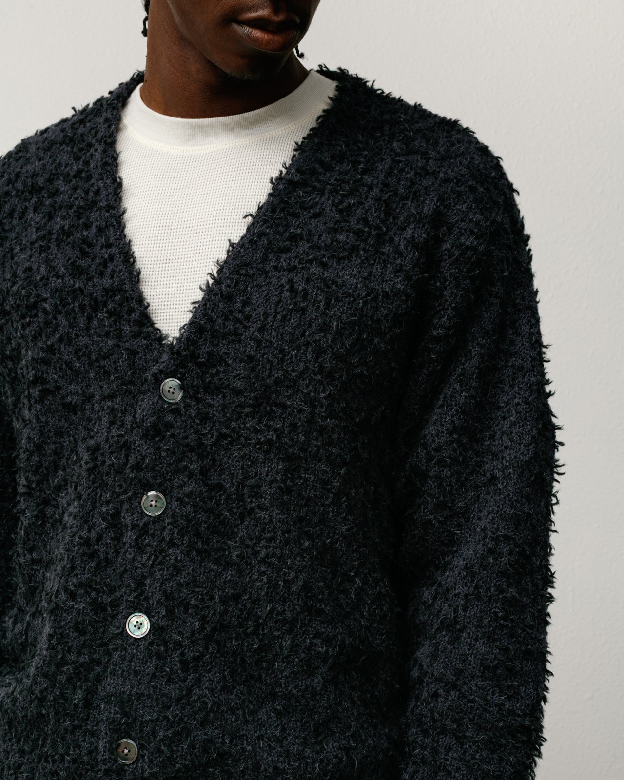 Alternative view of TEXTURED CARDIGAN