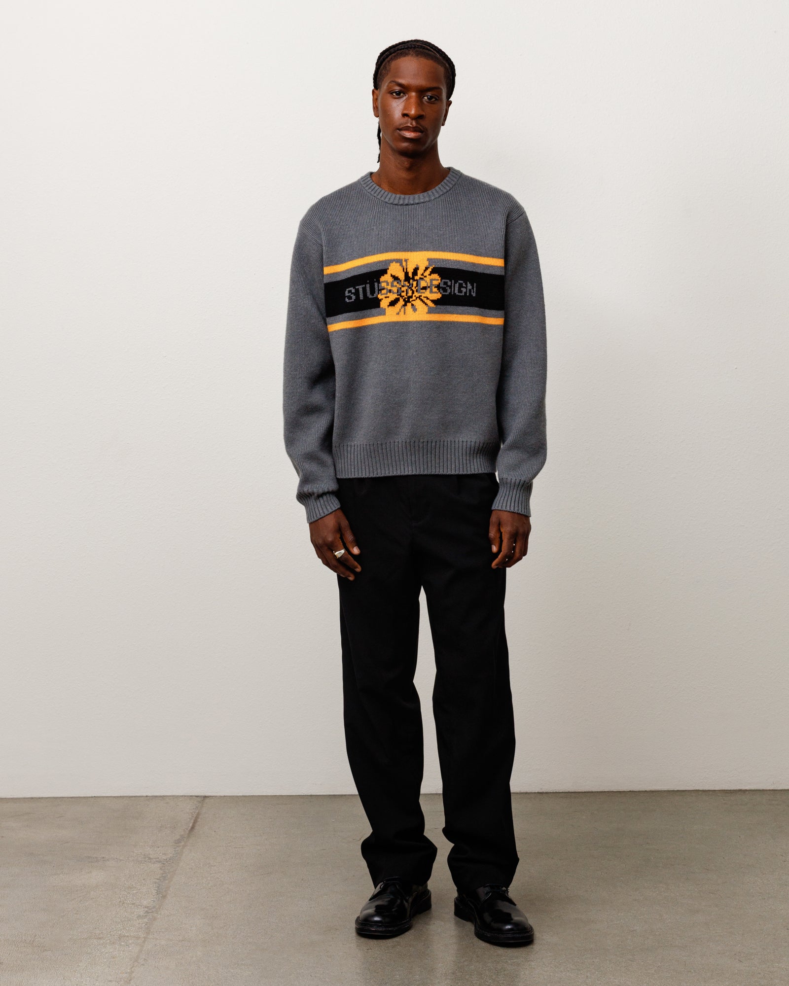 Alternative view of STRIPED HIBISCUS SWEATER