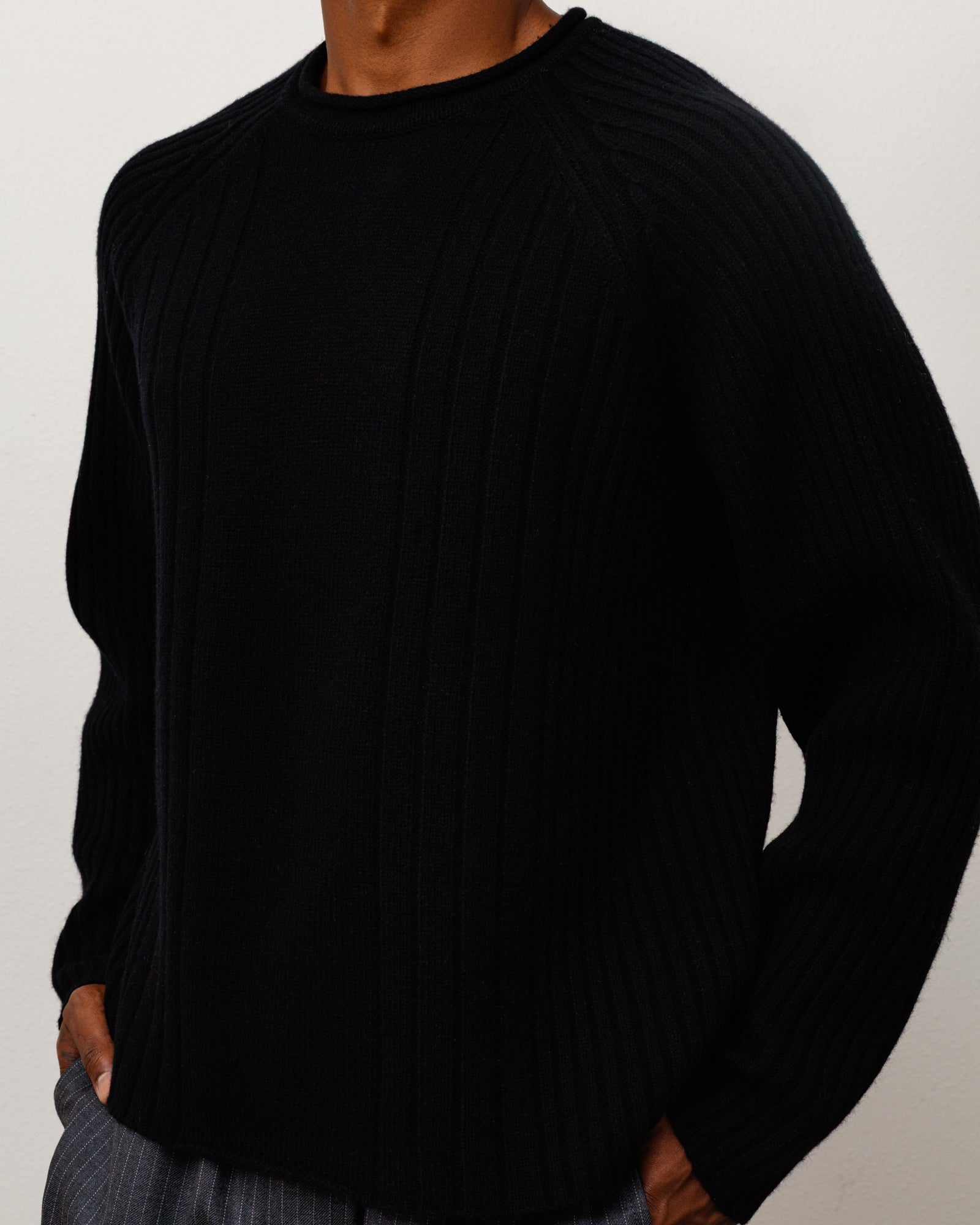 Alternative view of MERINO ROLL NECK SWEATER