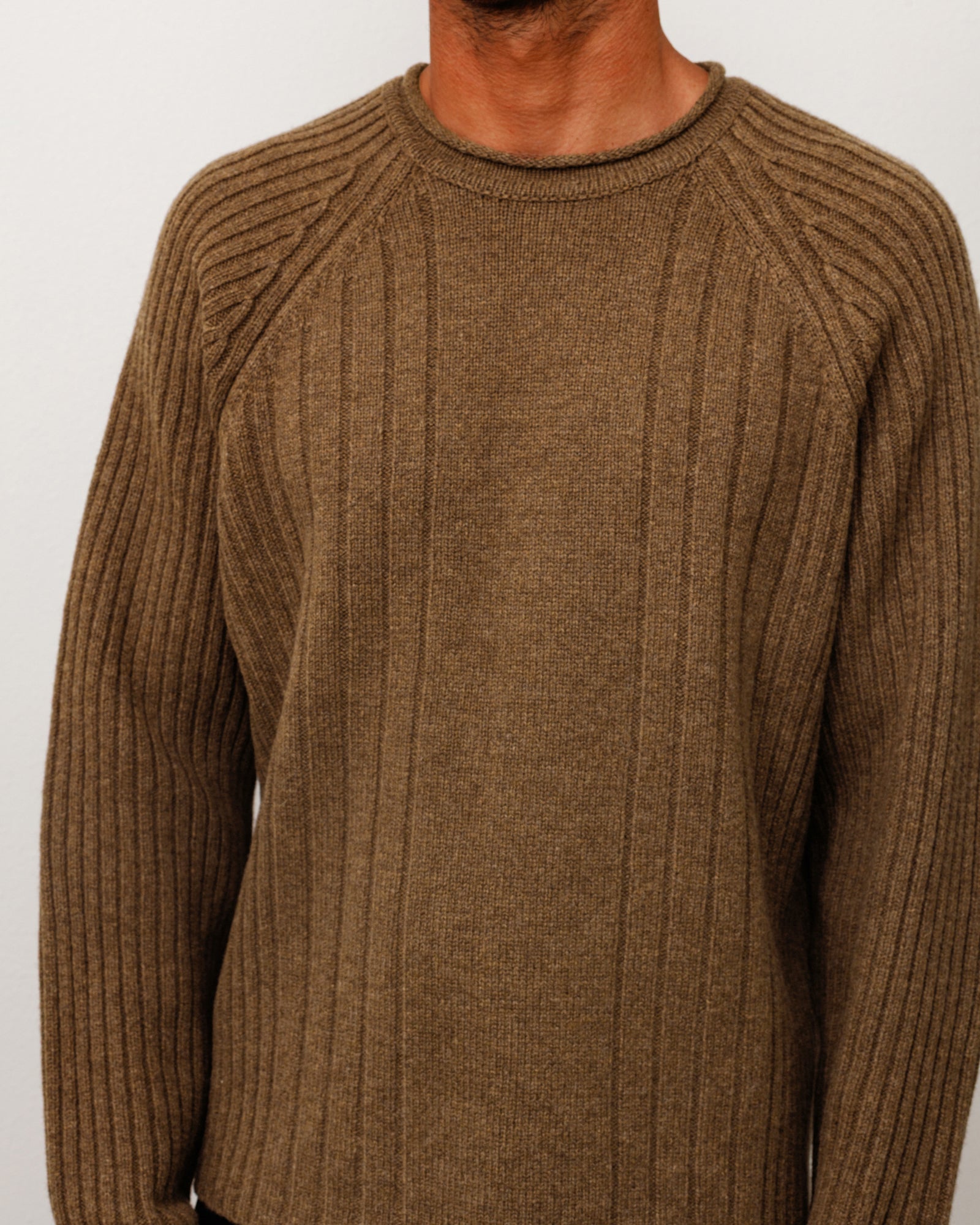 Alternative view of MERINO ROLL NECK SWEATER