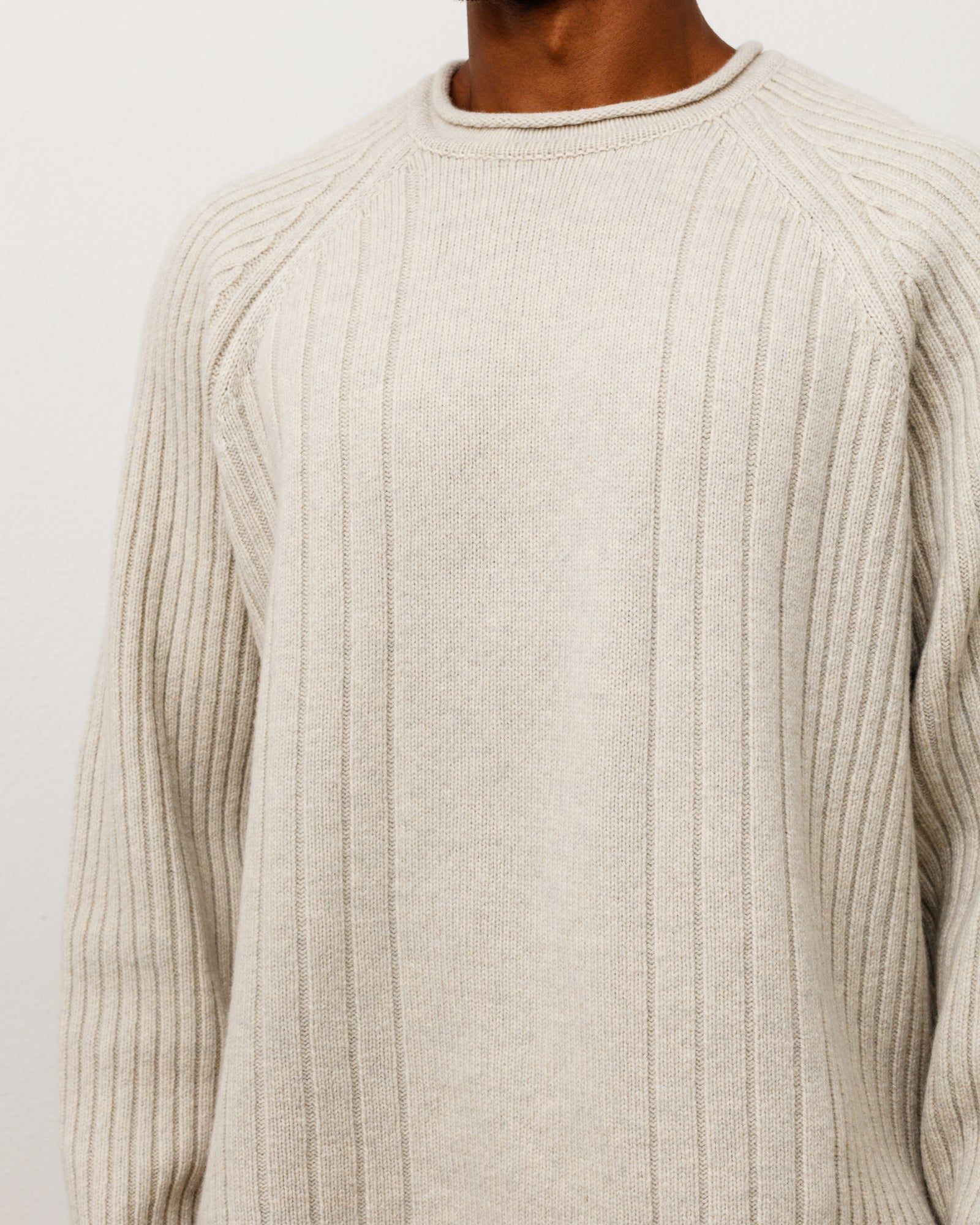 Alternative view of MERINO ROLL NECK SWEATER