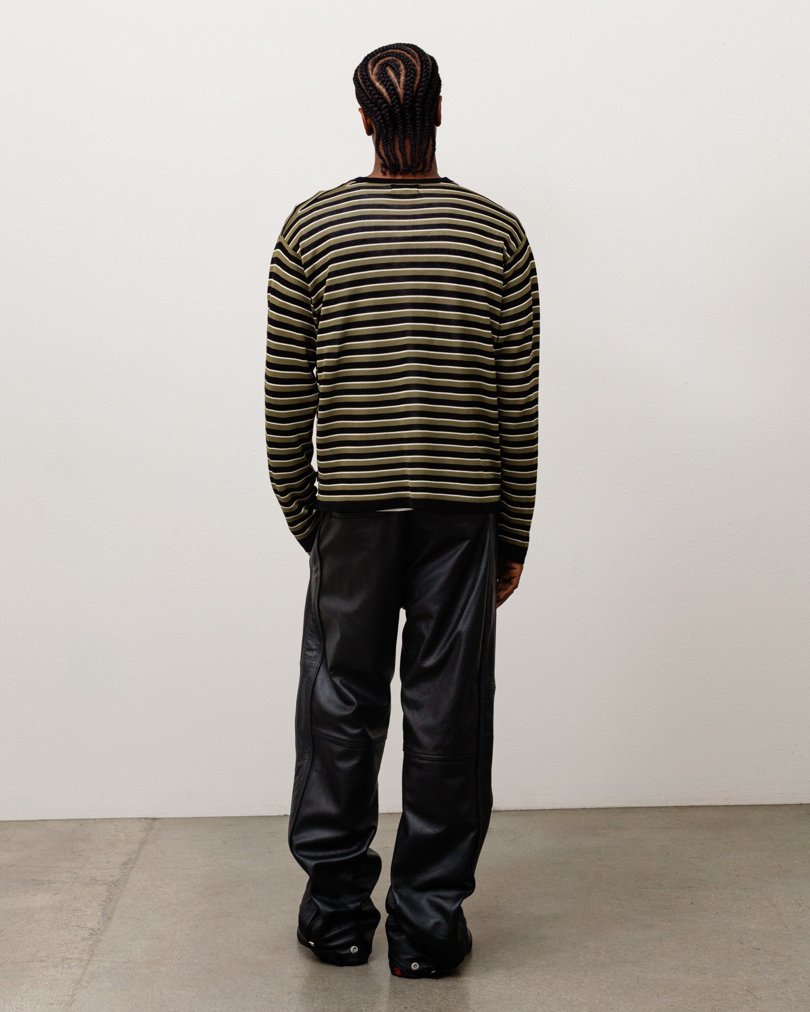 Alternative view of LIGHTWEIGHT STRIPE SWEATER