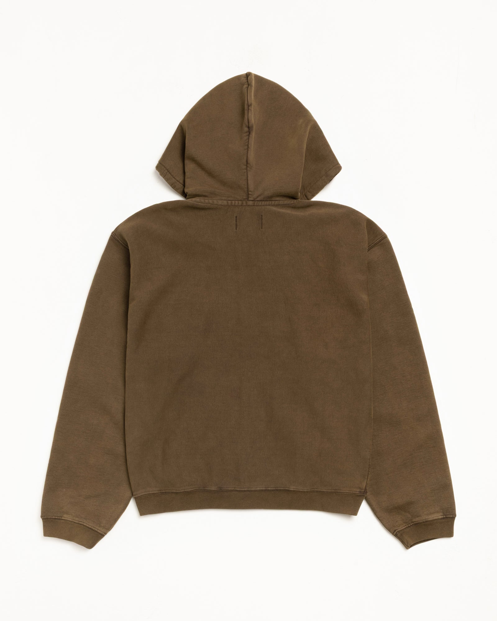 Alternative view of FADED GRAPHIC ZIP HOODIE