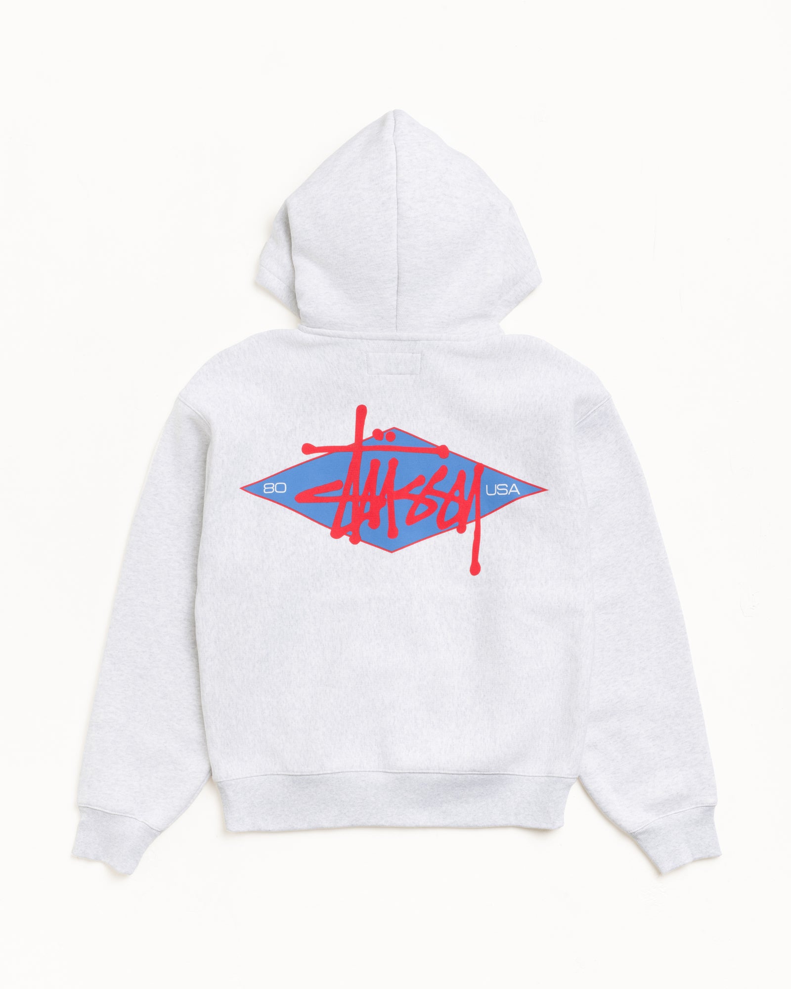 Alternative view of BASIC DIAMOND ZIP HOODIE