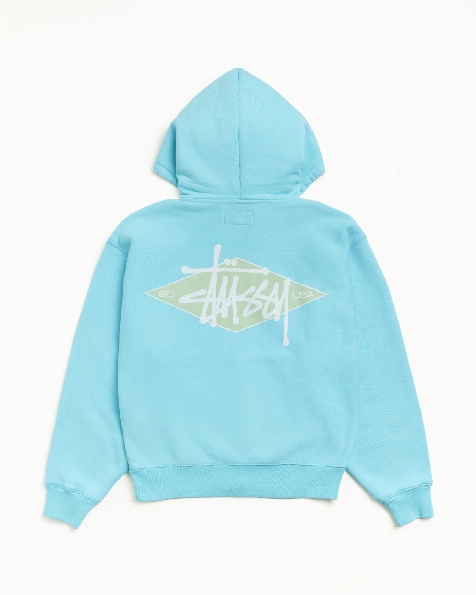 Alternative view of BASIC DIAMOND ZIP HOODIE