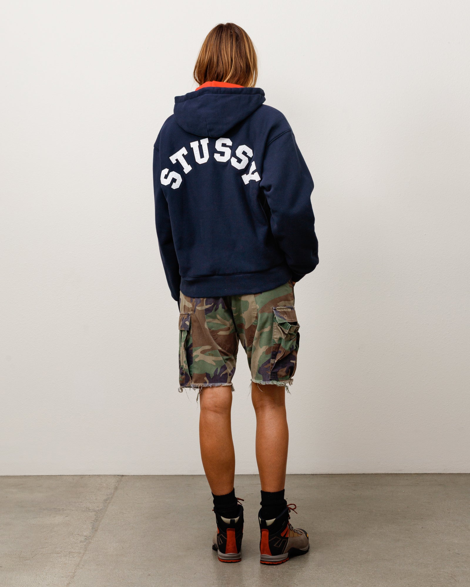 Alternative view of DOUBLE FACED ZIP HOODIE