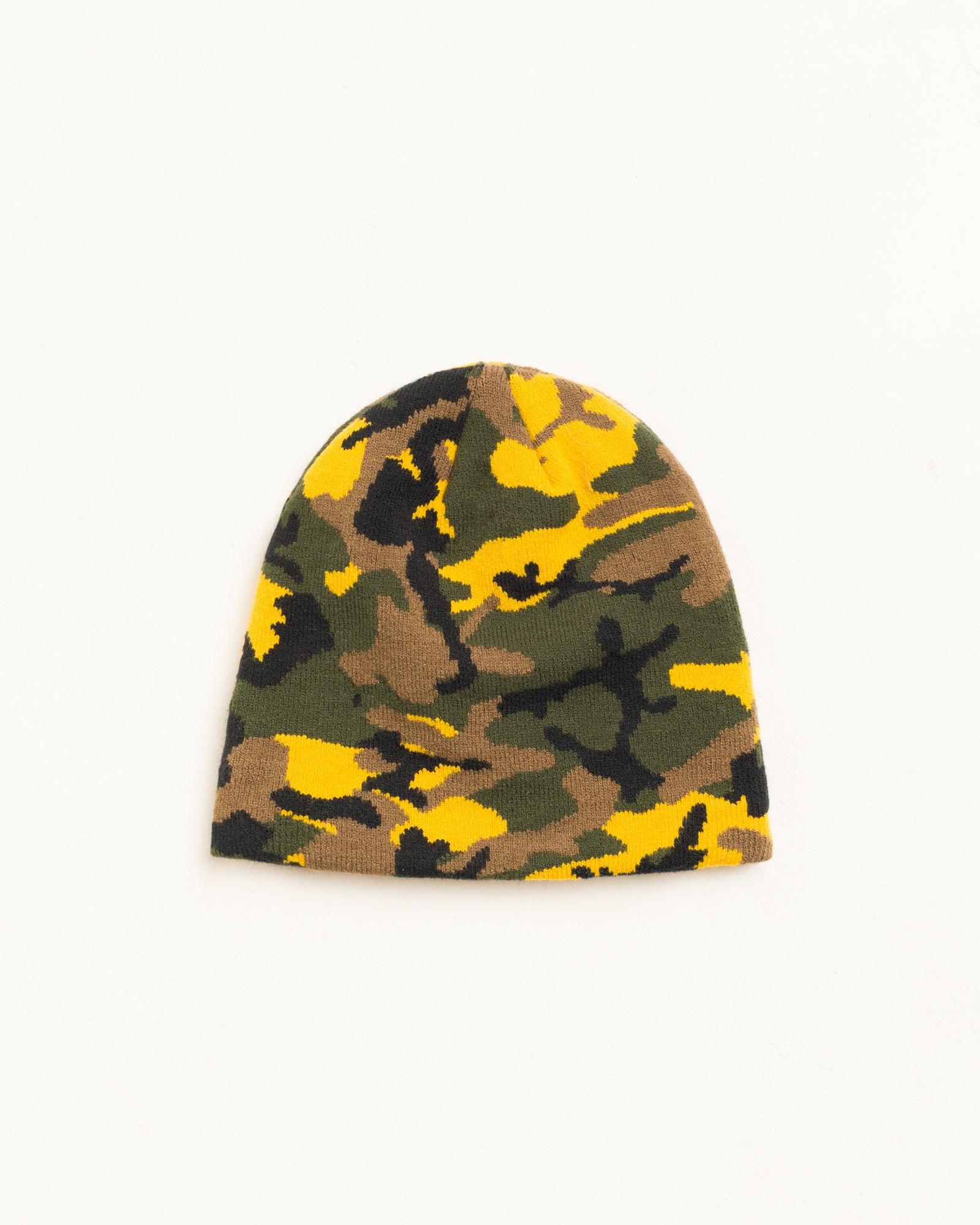 Alternative view of BASIC CAMO KNIT SKULLCAP