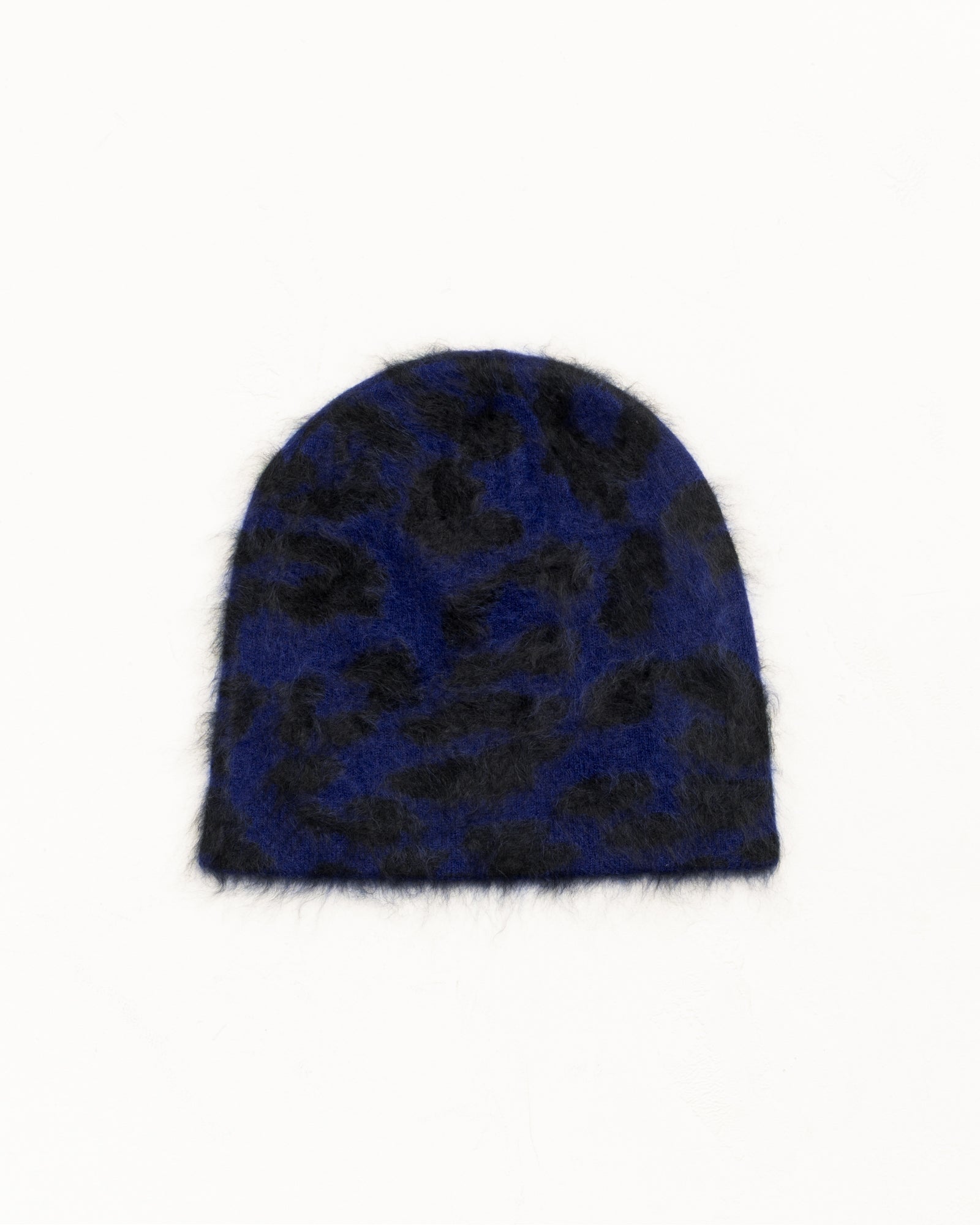 Alternative view of CASHMERE LEOPARD SKULLCAP