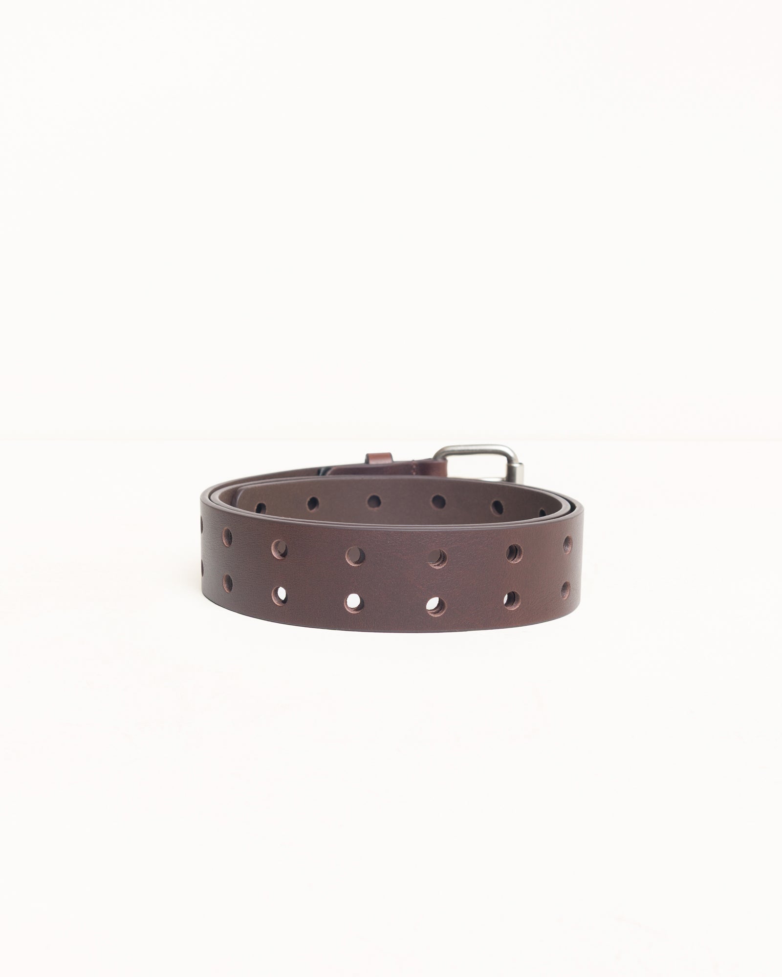Alternative view of PUNCH OUT LEATHER BELT