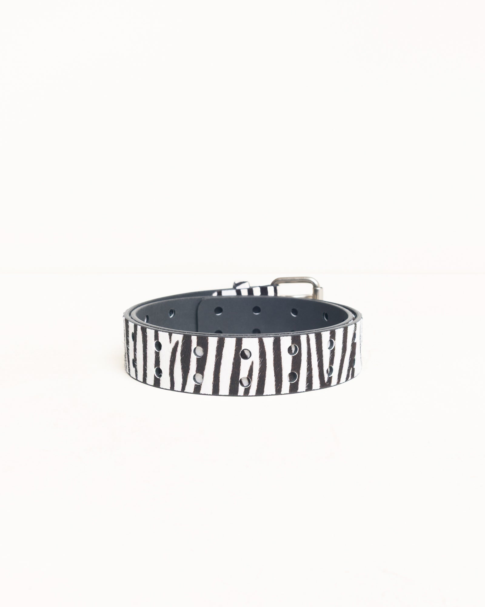 Alternative view of PUNCH OUT LEATHER BELT