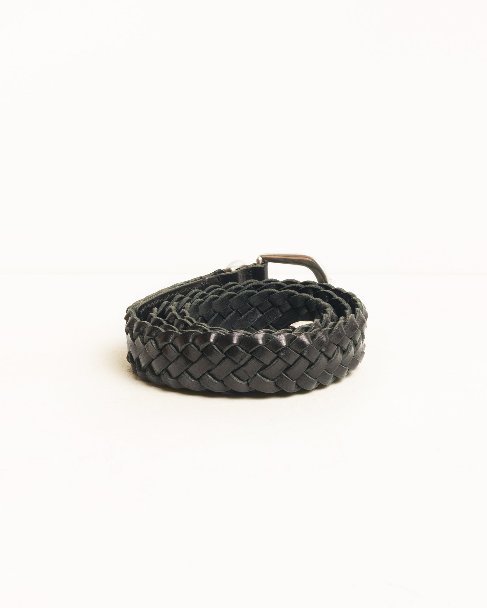 Alternative view of BRAIDED LEATHER BELT