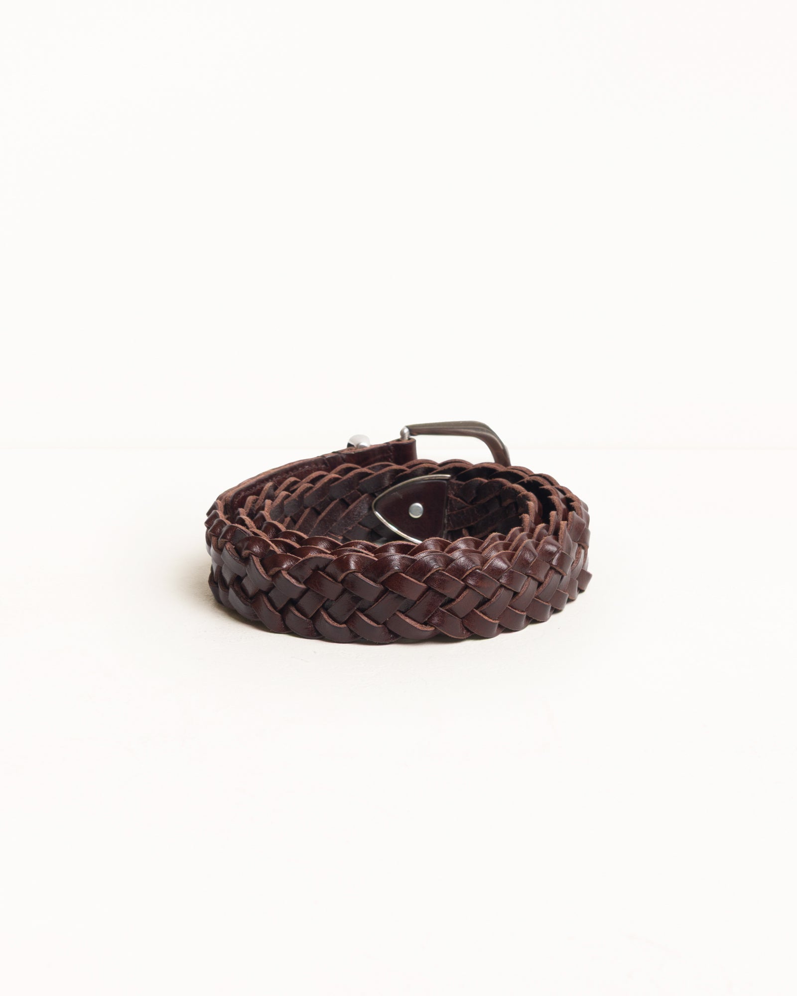 Alternative view of BRAIDED LEATHER BELT