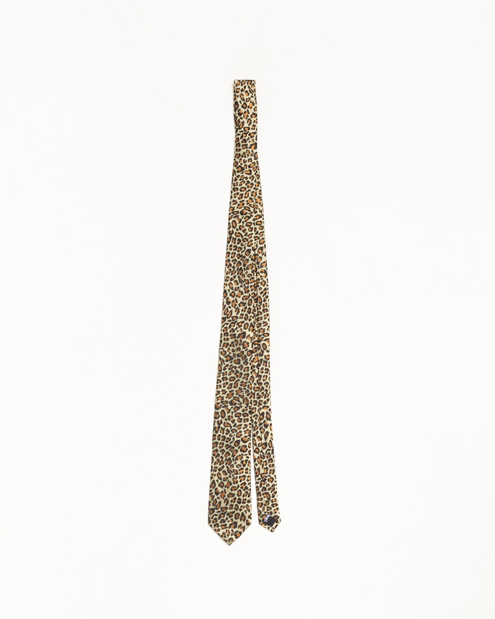 Alternative view of JACQUARD LEOPARD TIE