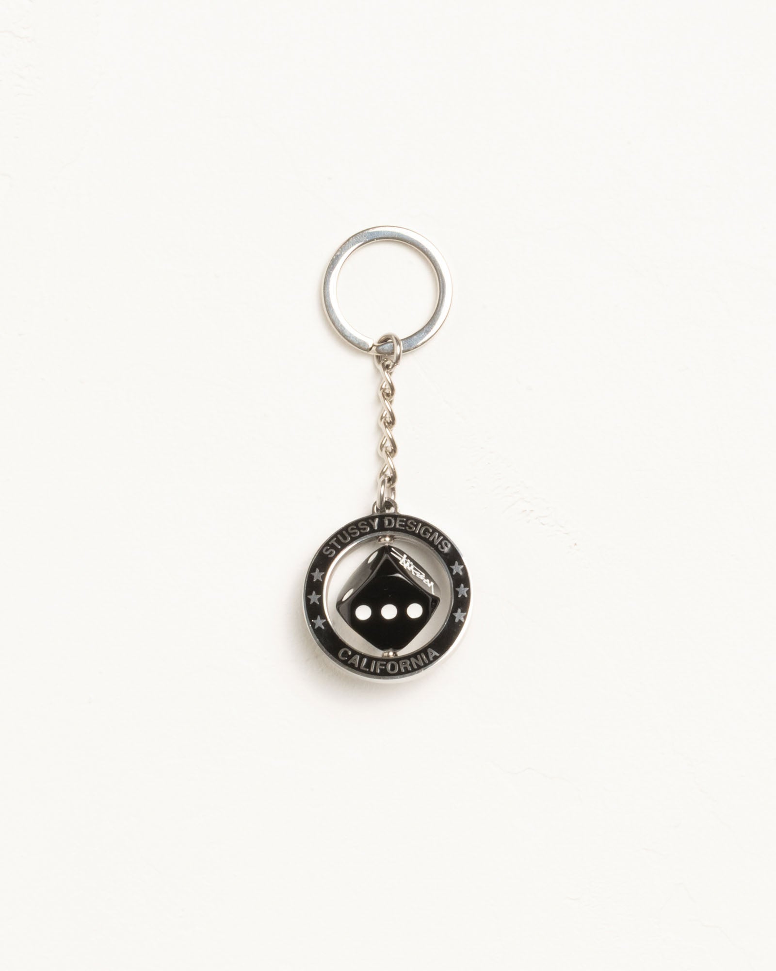 Alternative view of SPINNING DICE KEYCHAIN