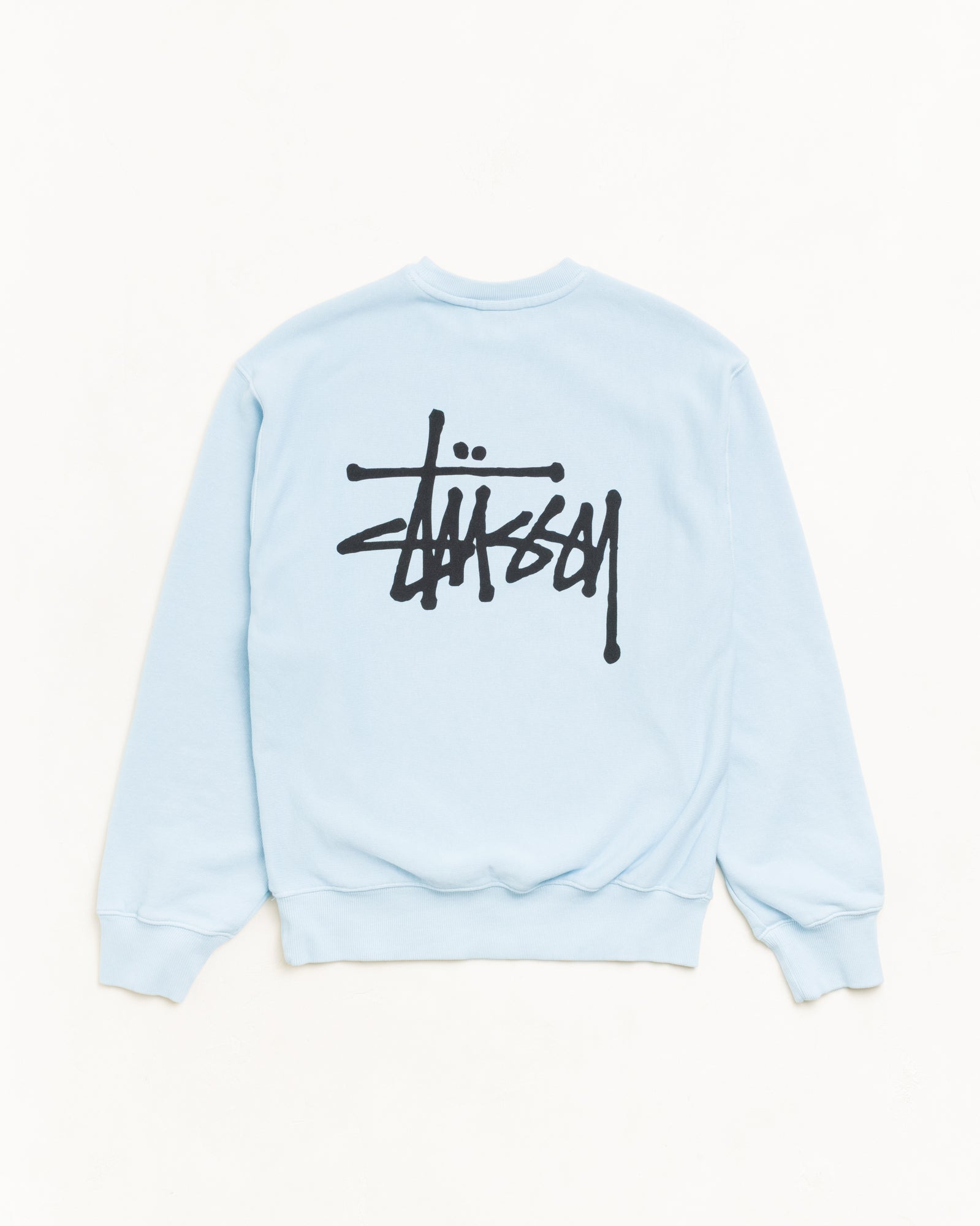Alternative view of BASIC STÜSSY CREW GARMENT DYED