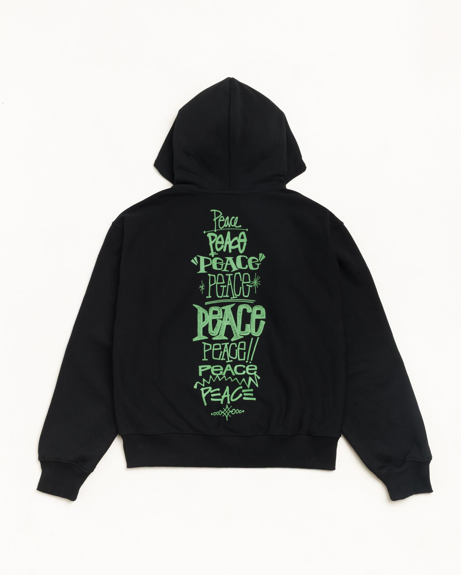 Alternative view of PEACE INCREASED ZIP HOODIE
