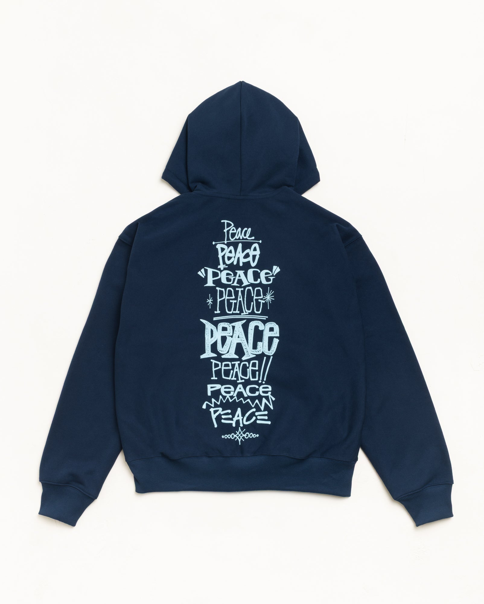Alternative view of PEACE INCREASED ZIP HOODIE