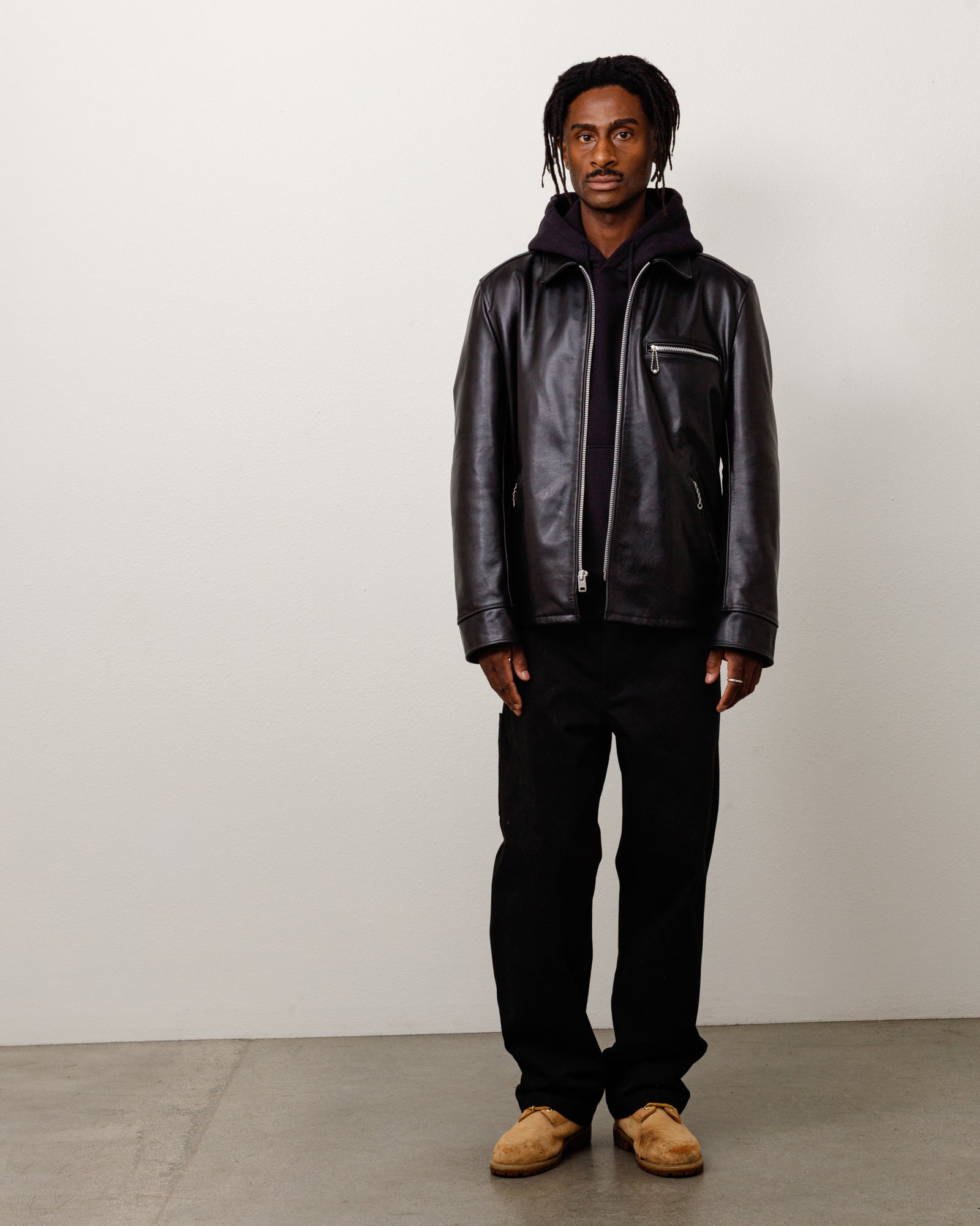 Alternative view of JUNYA LEATHER JACKET